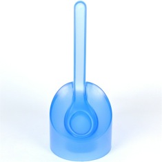 Toilet Brush Holder, Modern, Light Blue